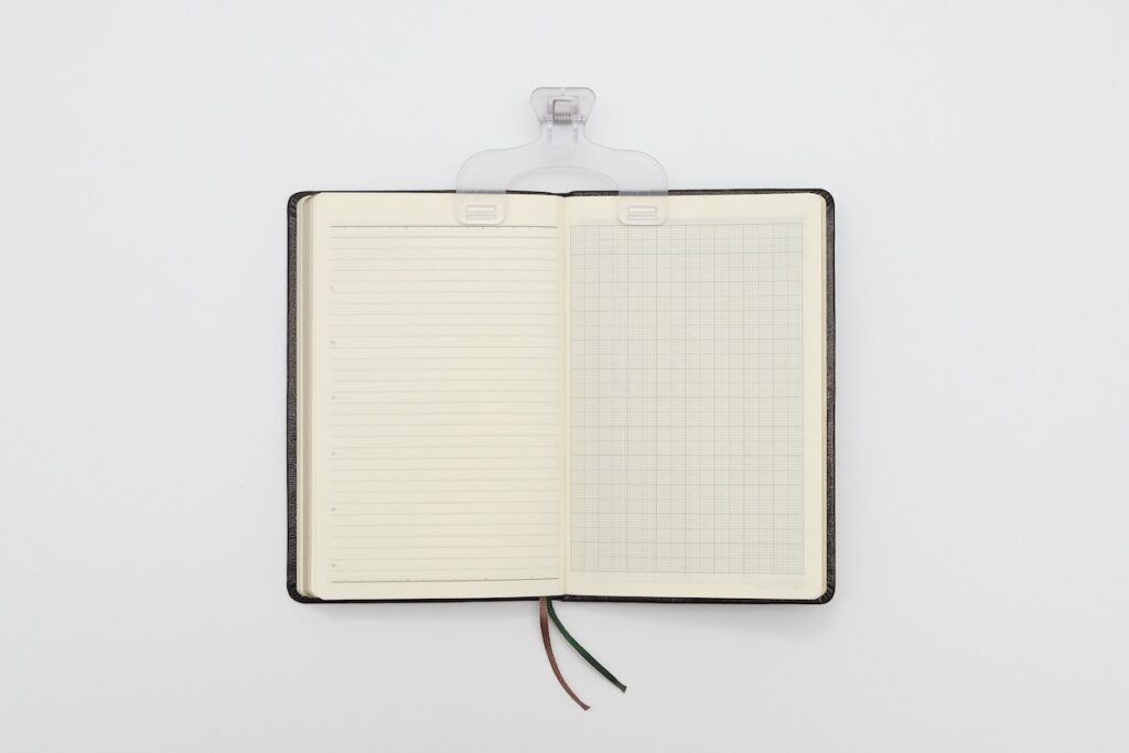 能率手帳ゴールドのメモページ