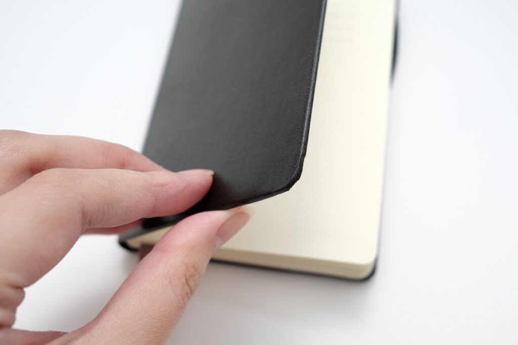 モレスキンノートの表紙
